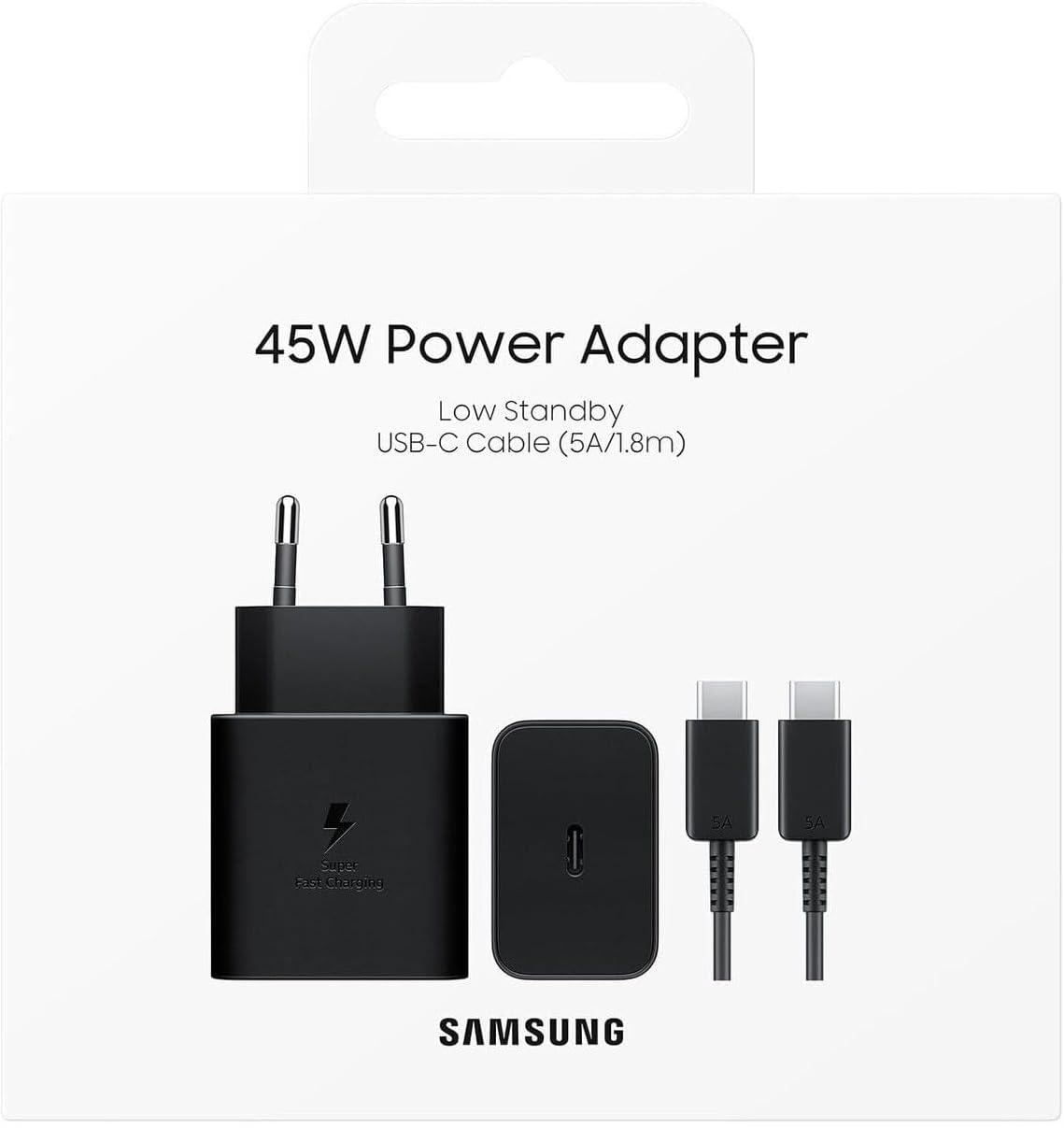 Samsung 45W Power Adapter WITH CABLE 2MTR